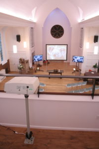 Church projectors from London church installations