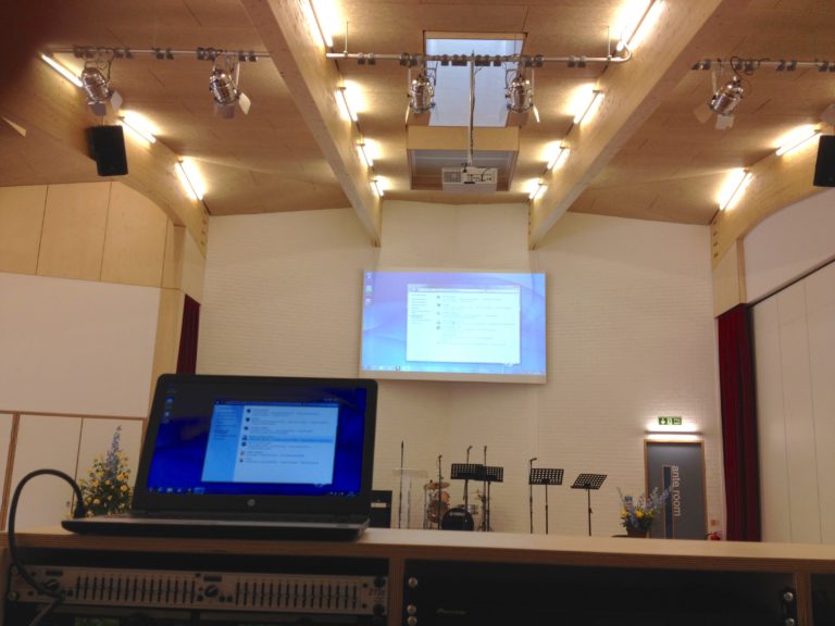 Church projectors and video display systems