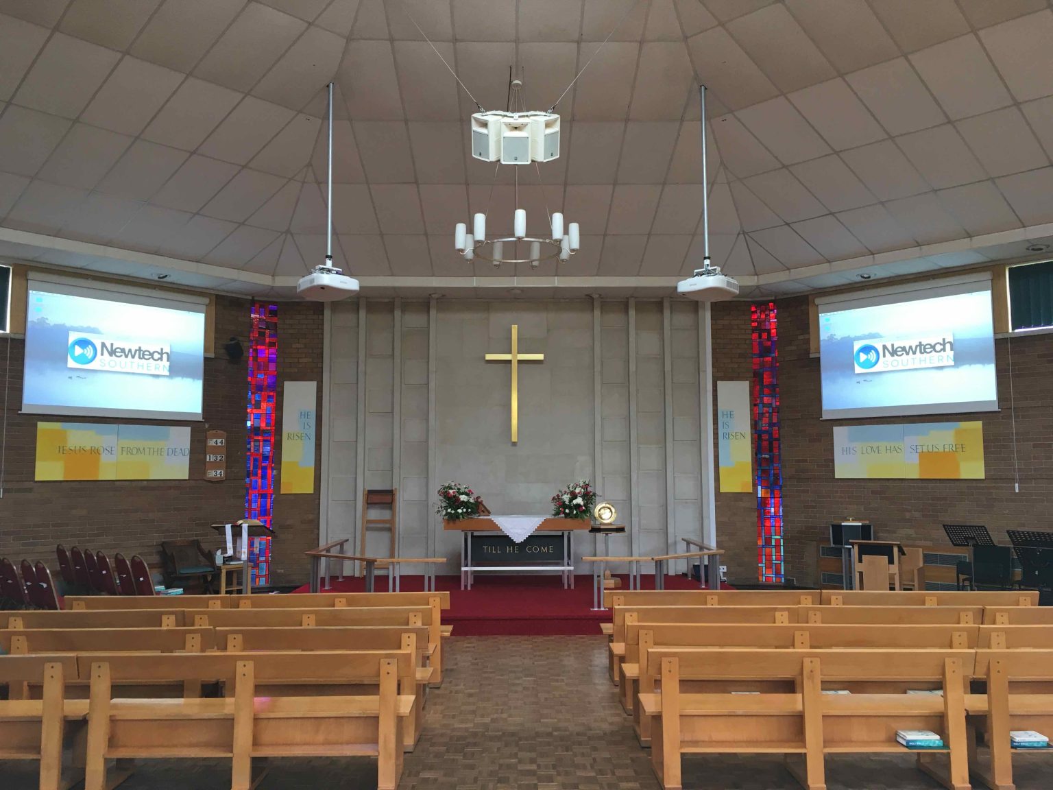 Church projectors and video display systems
